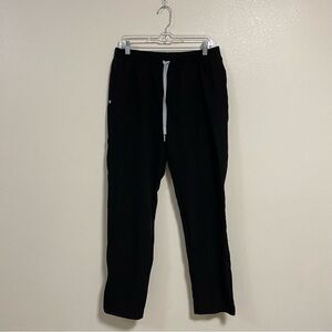 Figs Scrub Pants Men's Size Large Black Medical scrub Pants zippered ankle
